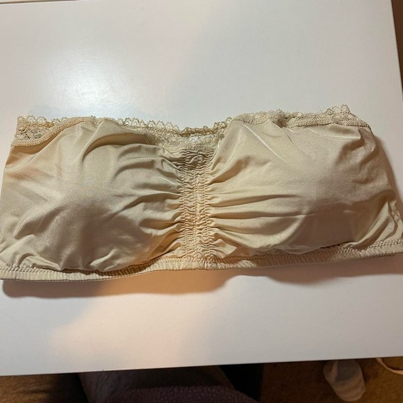 32A Beige strapless bandeau - Picture 1 of 4